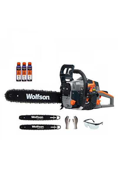 Wolfson Drujba pe benzina STX-580, 2.6CP, 52CC, 2 lame, 2 lanturi, Ochelari, ...