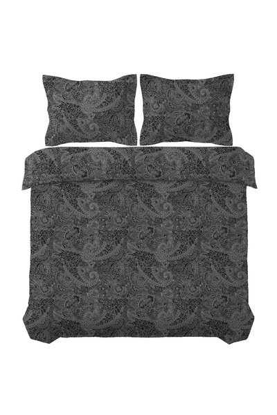 First Choice طقم غطاء لحاف مزدوج من نيفا مصنوع من القطن الساتان بنسبة 100%، 2...