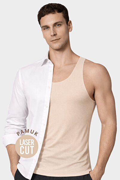 Pimody قميص داخلي رجالي مكون من 3 قطع مقطوع بالليزر لا يترك أثراً