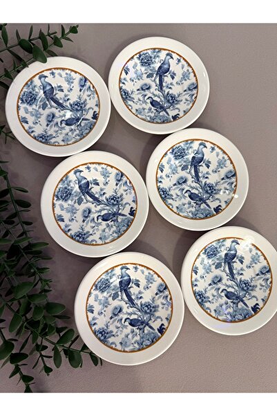 Yiğit Seramik Züccaciye Bluekitchen Model 6 Persons/Parts Modern Tea Plate