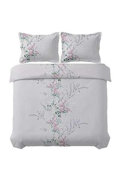 First Choice طقم غطاء لحاف مزدوج من قطن الساتان بنسبة 100% من ويستريا، 200 TC