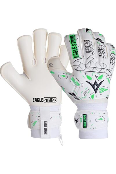 eagle strike Soccer Goalie Gloves - Fingers Protection, Sizes 5 to 11, 4mm Ge...