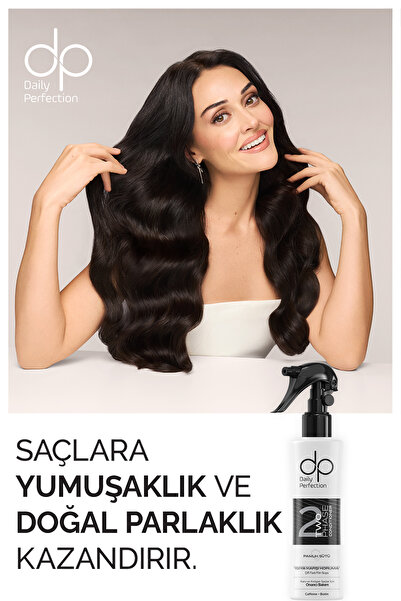 dp Daily Perfection Çift Fazlı Fön Suyu Pamuk Sütü 200 ml Isıya Karşı Koruma Kolay Tarama ve Yoğun Nemlendirme