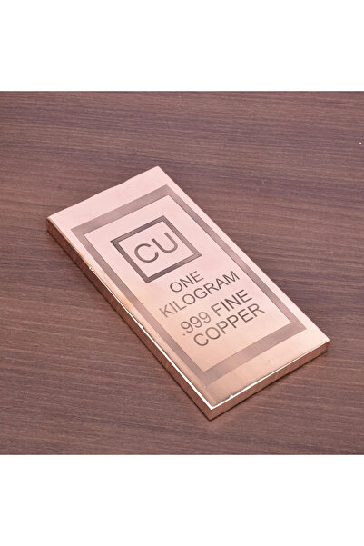 AWEI Sertifikalı Saf Bakır Külçe %99.9 Saflık Derecesi ( Kayıtlı Seri Numaralı)