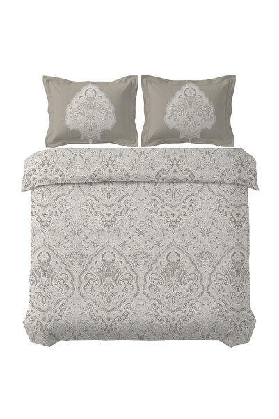 First Choice طقم غطاء لحاف مزدوج من ميلينا مصنوع من القطن الساتان بنسبة 100%،...