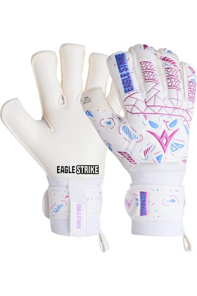 eagle strike Soccer Goalie Gloves - Fingers Protection, Sizes 5 to 11, 4mm Ge...