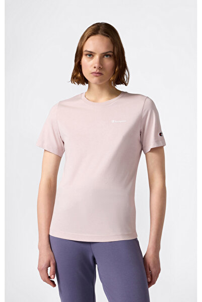 Champion Icons Short-Sleeve Tee Pembe Kadın Tişört - 118408-PS208