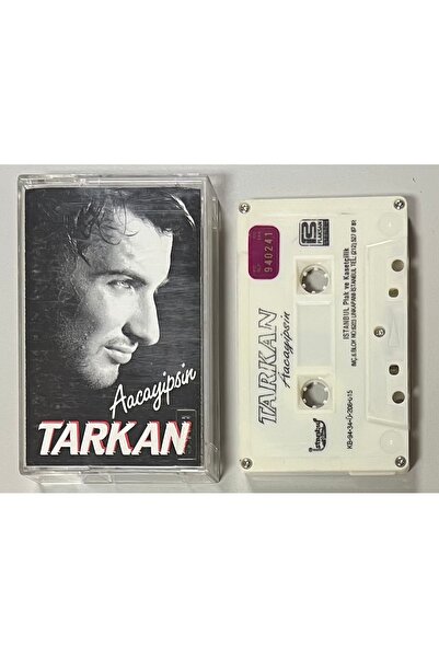 İstanbul Plak Tarkan aacayipsin 1994 first edition cassette (milk white plast...