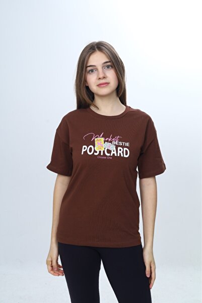 Toontoy Κοριτσίστικο μπλουζάκι με λαιμόκοψη ποδηλάτου, ανοιχτό στους ώμους, κ...