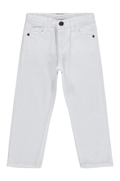 Civil Boys 5 Pocket Basic Pants for 2-5 Years Old - White