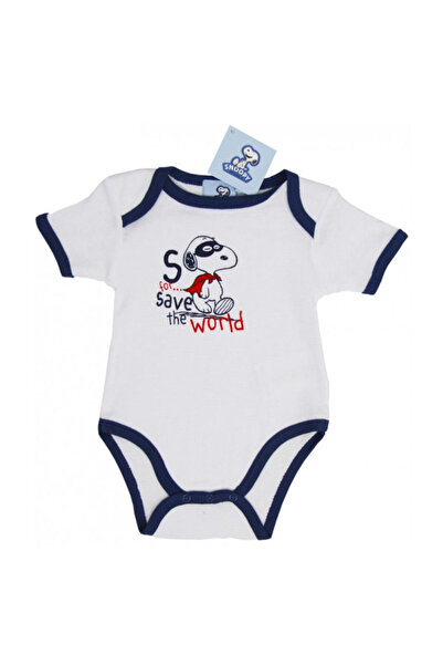 SNOOPY bodysuit, white color,
