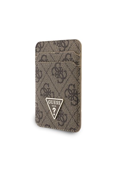 Guess Original Licensed Wrist Strap Magnetic Card Holder 2in1 Accessory Set Brown