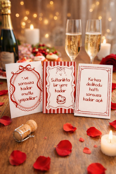 Pankart Evi Kırmızı Bekarlığa Veda Partisi Motto Kartları 16 Adet Bride To Be Gelin Düğün Öncesi Eğlenceli Kartı