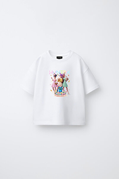 fasardi Kpop Demon Hunters Huntrix Zoey Rumi Mira Printed Oversize 100% Cotto...