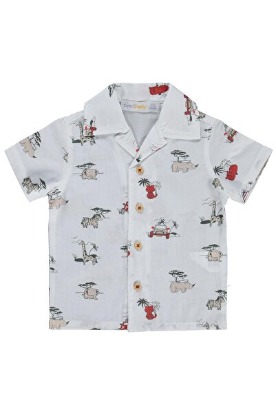 ZEYNEVA Тимо момчешка блуза с лъв 6-18 месеца - Бежов