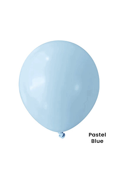 Baloane De Poveste Set 100 Baloane Latex 30 cm Pastel – Albastru azur