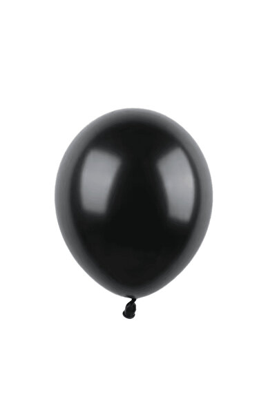 Baloane De Poveste Set of 100 Latex Balloons 30 cm - Dark Black