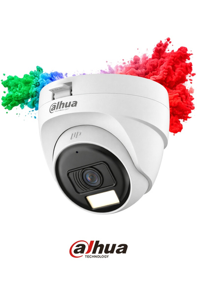 DAHUA HAC-T1A21P-U-IL 2MP Dome Kamera 1080P Smart Dual Light 25m Gece Görüş