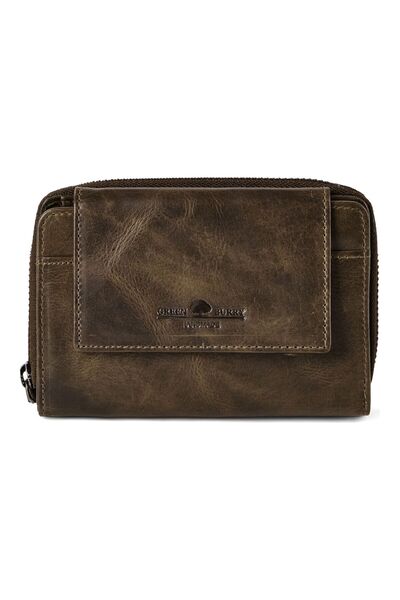 Greenburry Newport Geldbörse RFID Schutz Leder 14 cm