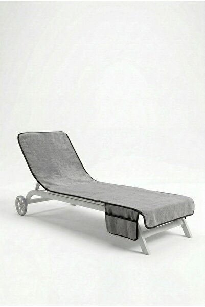 Anılsan Alia Beach Towel 100% Cotton 76X216- Gray