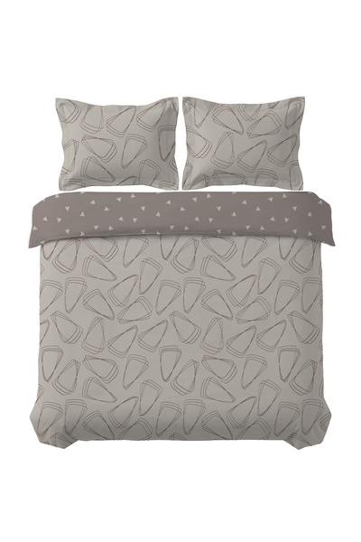 First Choice طقم غطاء لحاف مزدوج من روفينا مصنوع من القطن الساتان بنسبة 100%،...