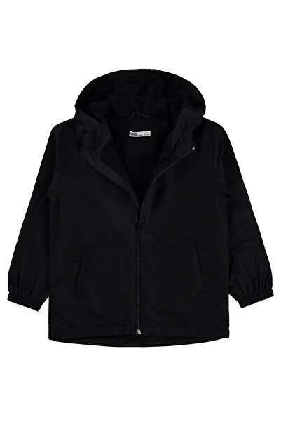 Civil Boys Basic Raincoat for Ages 10-13 - Black