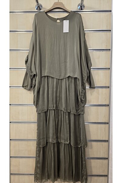 Park Moda Italian Silk Dress Long Sleeves