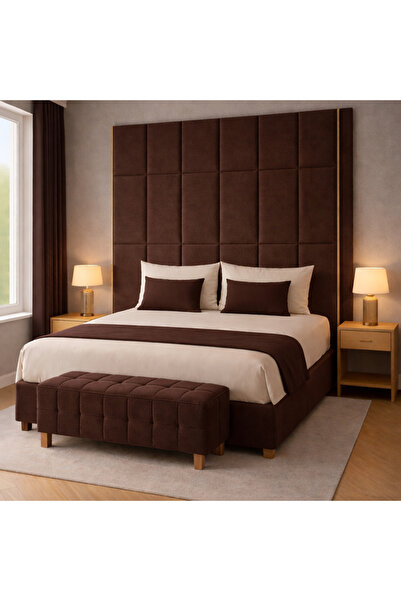 BedBoss Luxury Bed Headboard with Modern Design Bed Base Height of 180cm