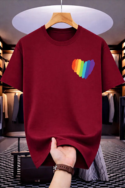 Pink Sky Premium Oversize T-Shirt 100% Βαμβάκι Unisex Άνετη Εφαρμογή Τάση Νέα...