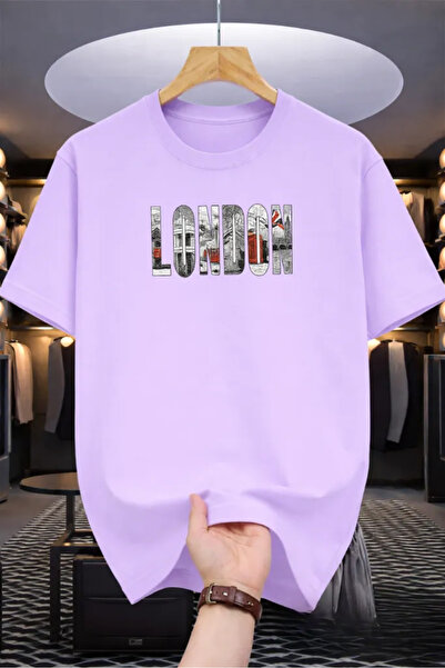 Pink Sky Premium Oversize T-Shirt 100% Βαμβάκι Unisex Άνετη Εφαρμογή Τάση Νέα...