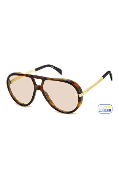 David Beckham نظارات شمسية للرجال من دي بي 99/فوياجر - 2IK613O باللون الوردي