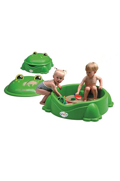 SANDGROUSE Παιδική ζωντανή λίμνη τύπου sandbox με βατράχους # 44; με καπάκι #...