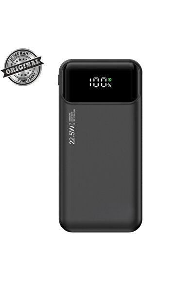 KRD KRD1001 20.000 MAH DAHİLİ KABLOLU 22.5 WATT TURBO ŞARJ POWERBANK /40