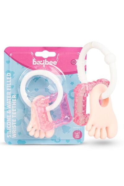 BAYBEE عضاضة سيليكون خالية من مادة BPA، آمنة غذائيًا، سهلة الإمساك، لعبة تسني...