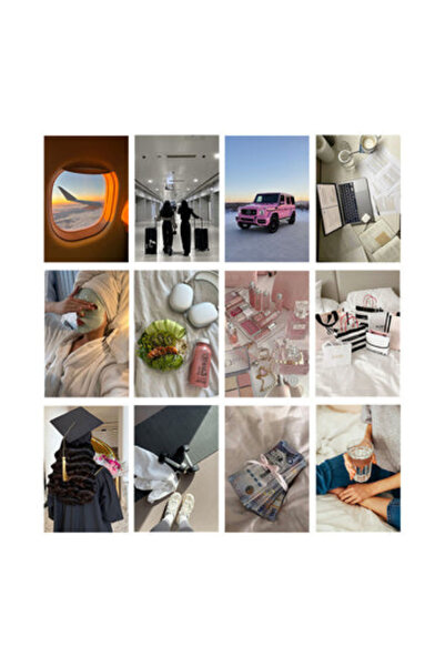 Printoot Dream Life Vision Board Poster Aesthetic Manifestation Goals Wall Ar...