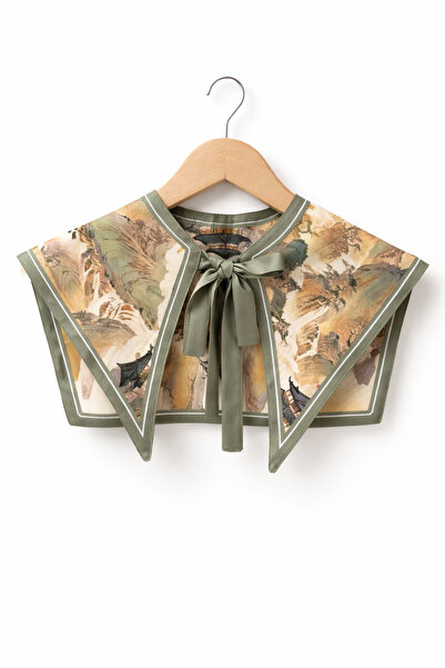 Kelira Patterned Vintage Stylish Scarf Collar Accessory