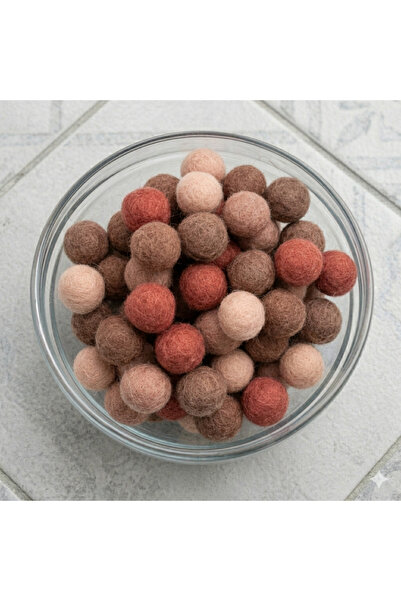 TİBOO Bile din lana 18 mm - Terra, 25 buc