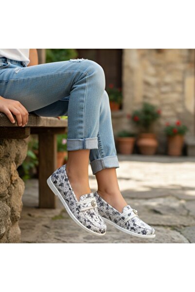 OEM Pantofi casual pentru fete, cu imprimeu floral, ușori, flexibili și confo...