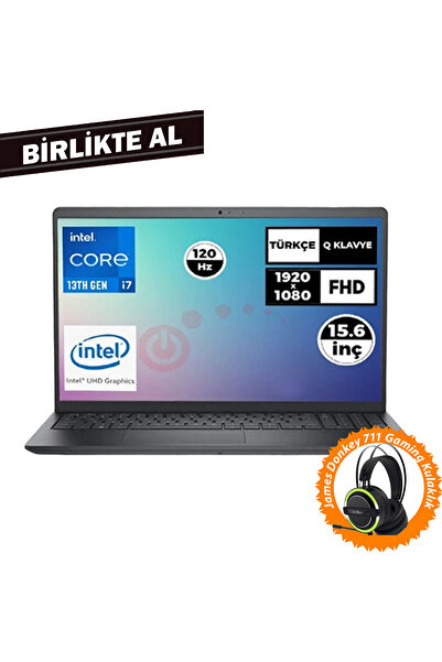 Dell Vostro 3530 i7-1355U 32GB 512GB SSD 15.6" 120Hz Ubuntu + Gaming Kulaklık...
