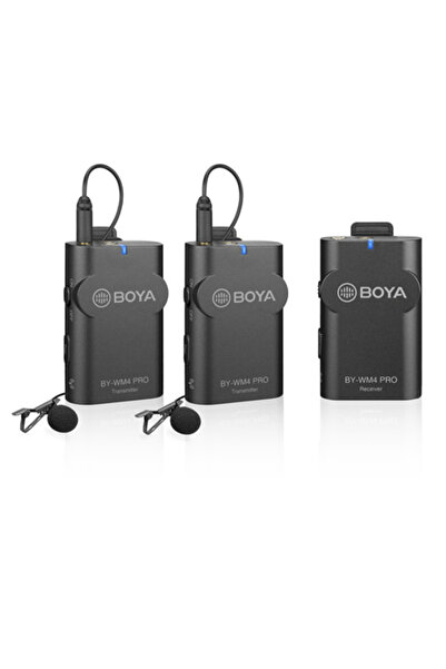 BOYA BY-WM4 PRO-K2 ميكروفون لاسلكي رقمي ثنائي القناة