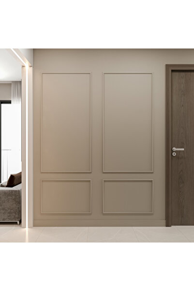 Decomacro Boyanabilir Duvar Çıtası Seti – Kuruluma Hazır 4 Çerçeve