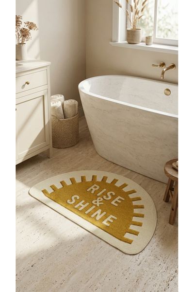 Decomia Home Digital Non-Slip Washable Colorful Modern Bath Mat Bathroom Rug Si