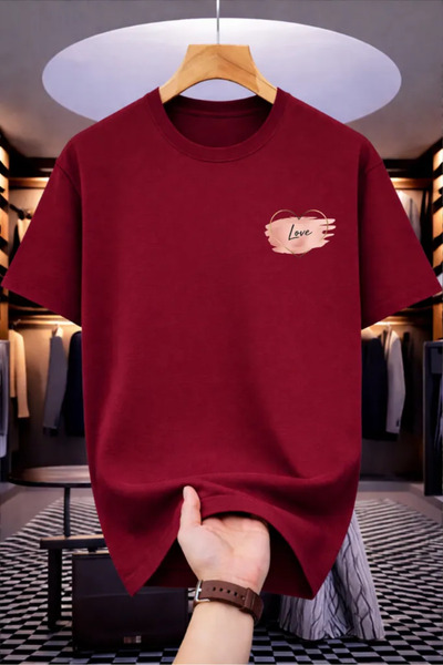 Pink Sky Premium Oversize T-Shirt 100% Βαμβάκι Unisex Άνετη Εφαρμογή Τάση Νέα...