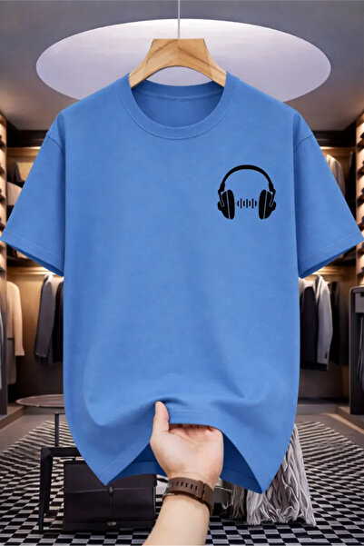 Pink Sky Premium Oversize T-Shirt 100% Βαμβάκι Unisex Άνετη Εφαρμογή Τάση Νέα...