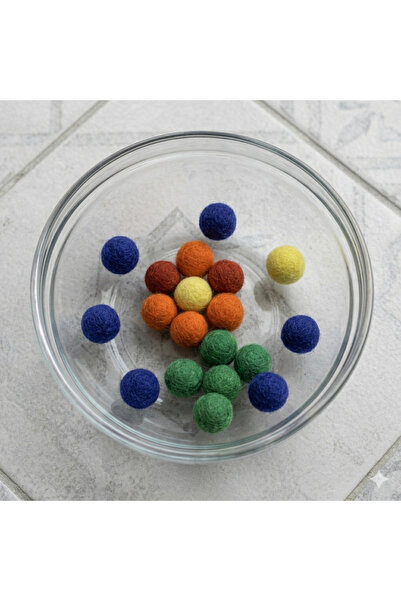 TİBOO Bile din lana 18 mm - Bright, 25 buc