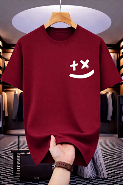 Pink Sky Premium Oversize T-Shirt 100% Βαμβάκι Unisex Άνετη Εφαρμογή Τάση Νέα...