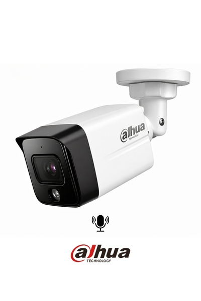 DAHUA IPC-HDW1230TC1-SA 2MP 2.8mm IP Bullet Kamera Dahili Mikrofon