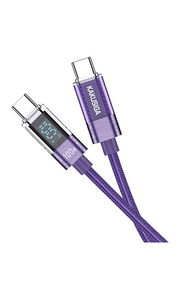 KAKU Kakusiga KSC-971 USB-C 100W QC3.0 Data and Charging Cable, Embroidered, ...