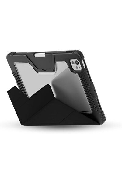 HYPHEN RUGGED Origami Case for iPad Pro 11 M4 (2024) – Military-Grade 3-Layer...