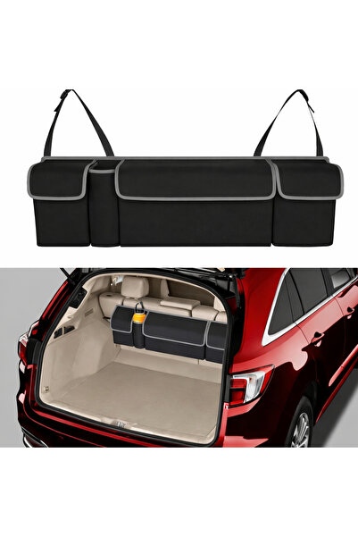 OEM Car Trunk Organizer, 90 x 25 x 12 cm, Multiple Compartments, Durable 600D...